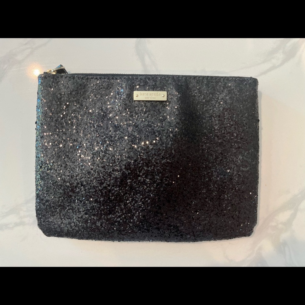 Kate Spade Black Glitter Bag